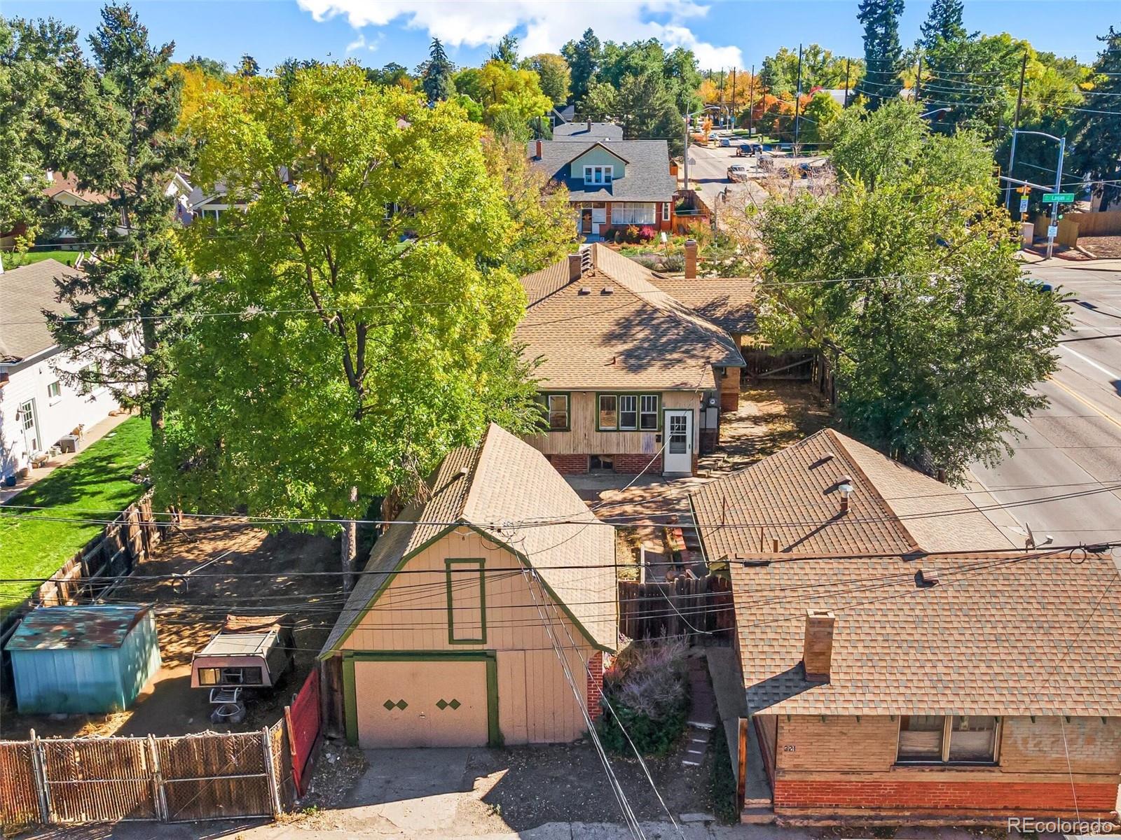 2089 South Logan Street Denver, CO 80210 - Photo 7 of 41 an aerial view of multiple house