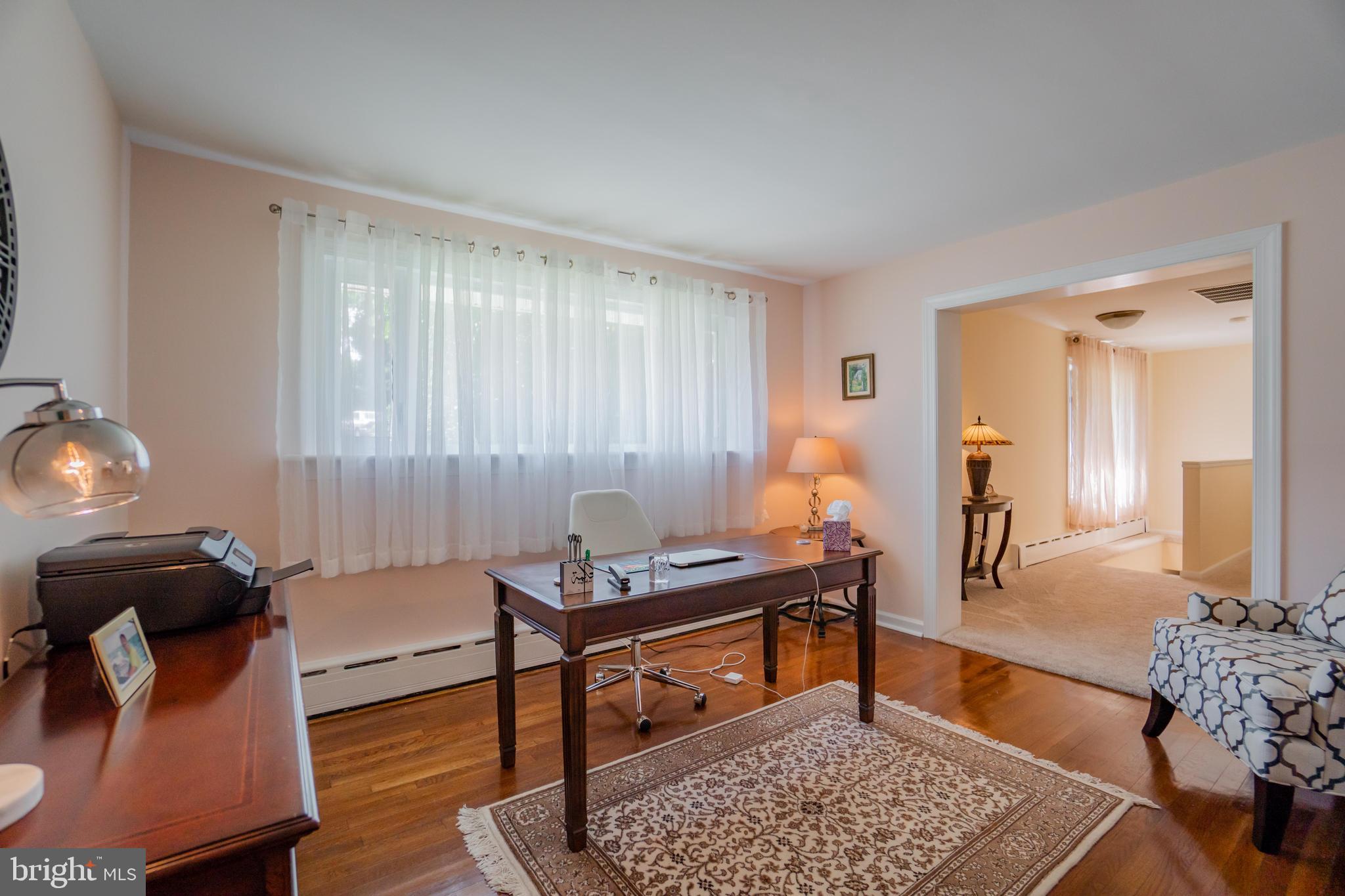 285 Shoemaker Road Huntingdon Valley, PA 19006 - Photo 21 of 46 a reading room with furniture and wooden floor