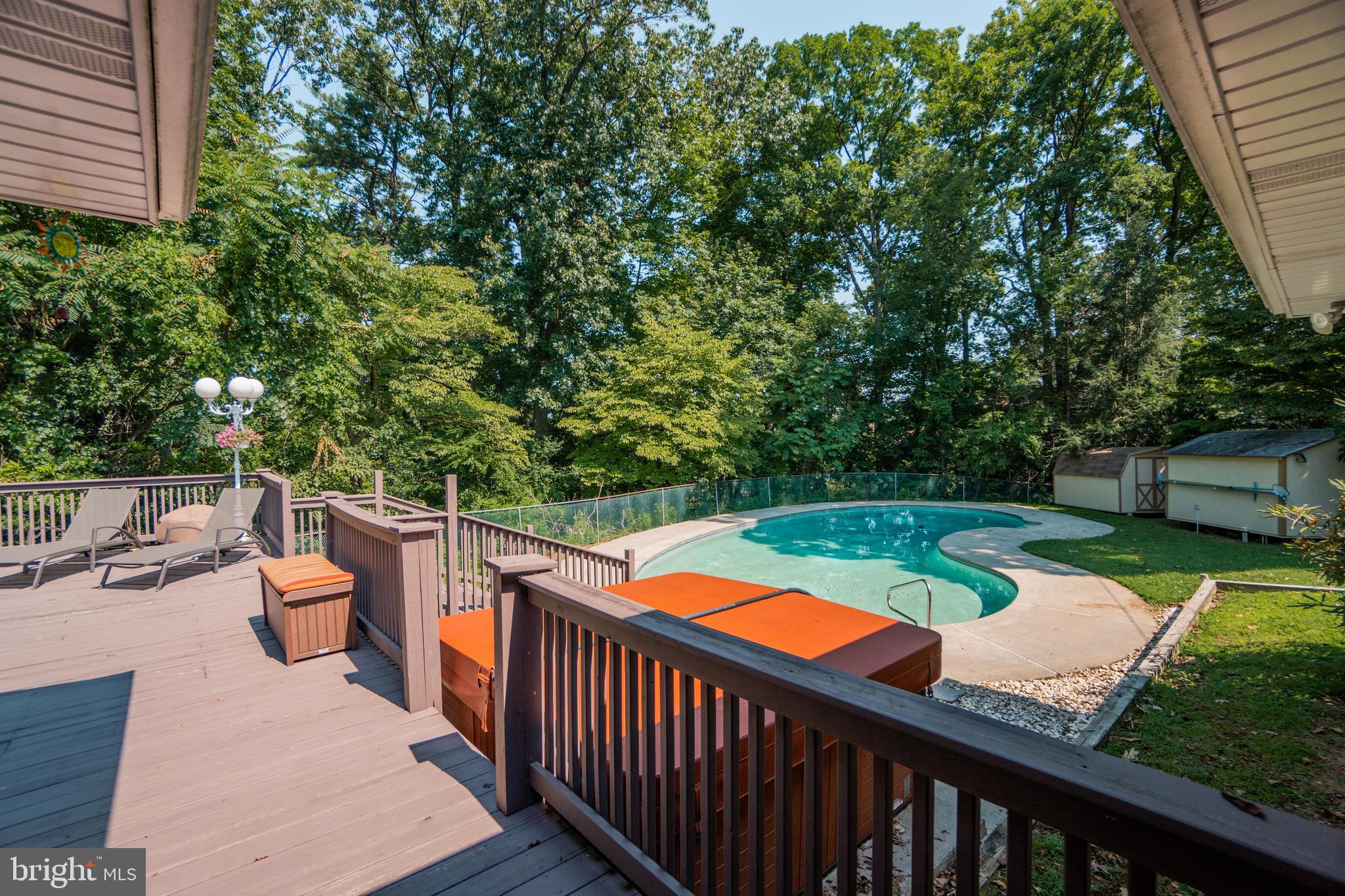 285 Shoemaker Road Huntingdon Valley, PA 19006 - Photo 35 of 46 a view of a balcony with wooden floor and outdoor space