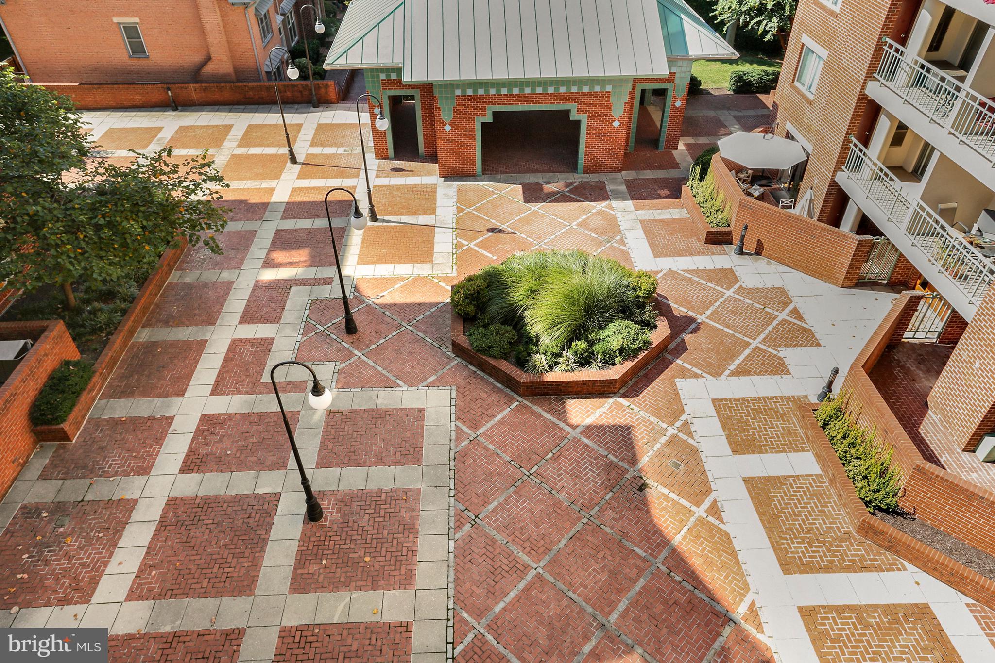 545 East Braddock Road, Unit 506 Alexandria, VA 22314 - Photo 5 of 55 COURTYARD BELOW BALCONY