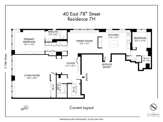 $3,450,000 | 40 East 78th Street, Unit 7H | Upper East Side