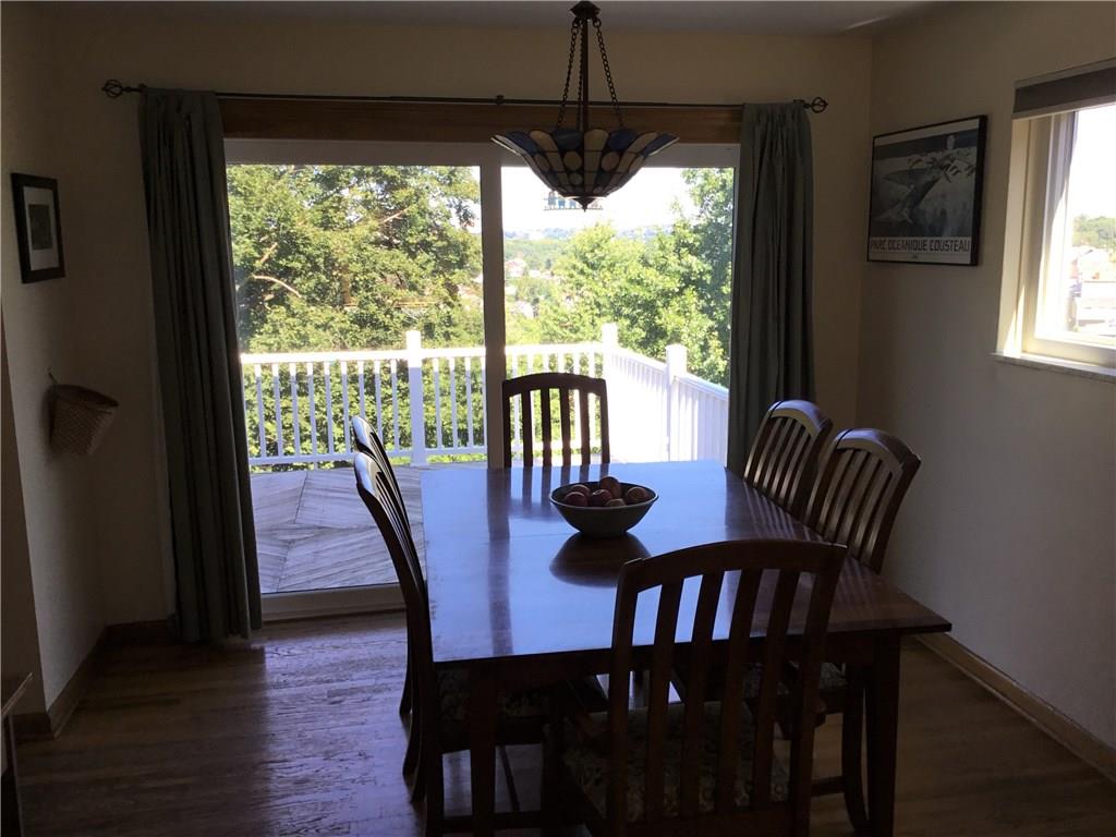 4138 Beehner Road Pittsburgh, PA 15217 - Photo 7 of 22 Dining room and sliding door to 15' deck