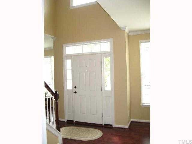 1603 Patterson Grove Road Apex, NC 27502 - Photo 2 of 12 Two-story foyer with refinished hardwoods Foyer