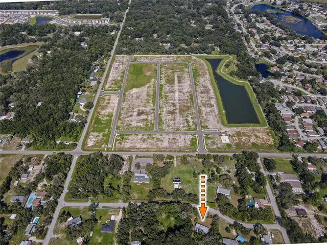 a view of a building with a swimming pool
