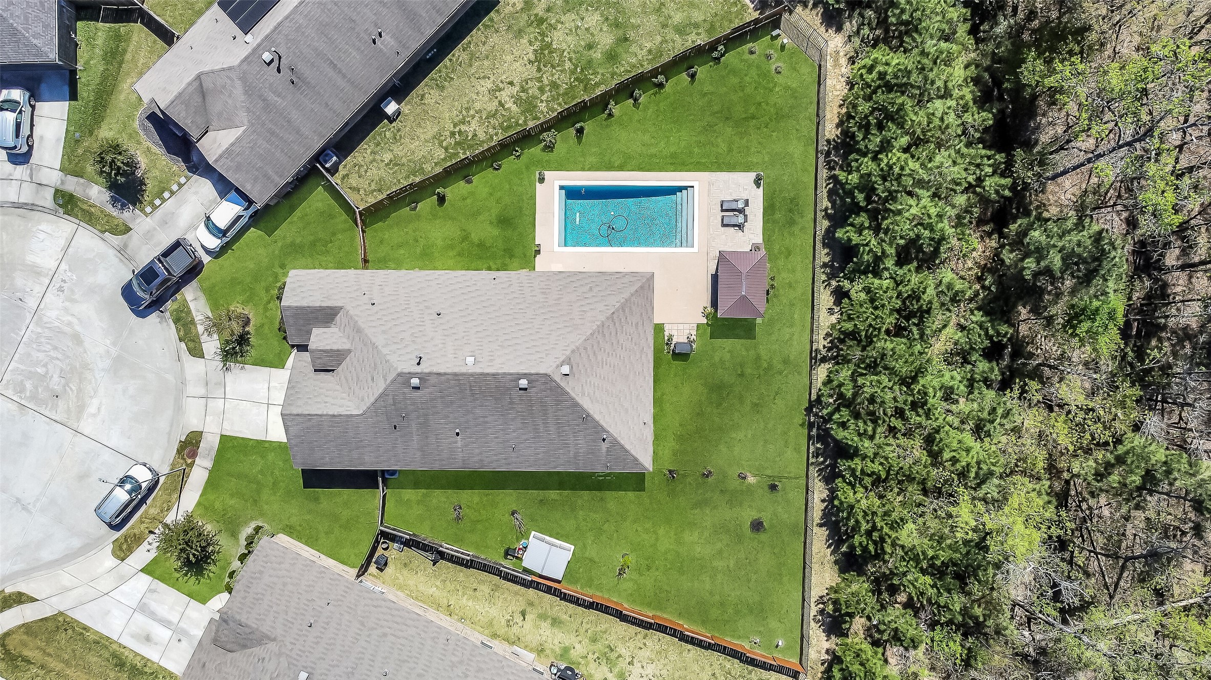 24407 Hollow Gate Meadow Court Spring, TX 77389 - Photo 37 of 39 an aerial view of a house