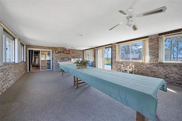 a room with furniture and window