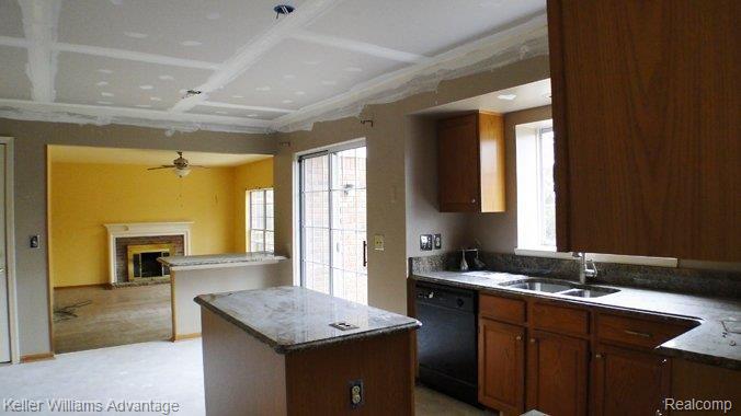 Kitchen & Family Room