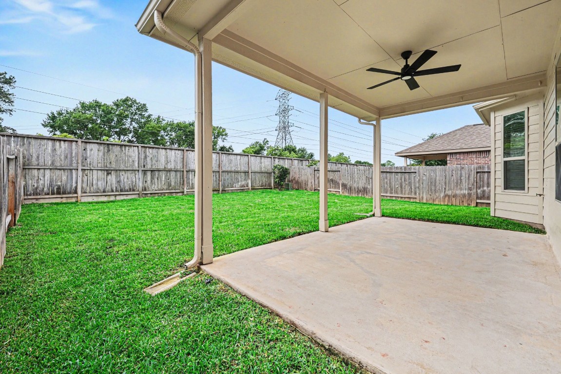 7011 Edwanna Lane Spring, TX 77389 - Photo 23 of 27 Back Yard Patio