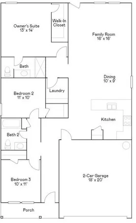 a front view of a house with a patio