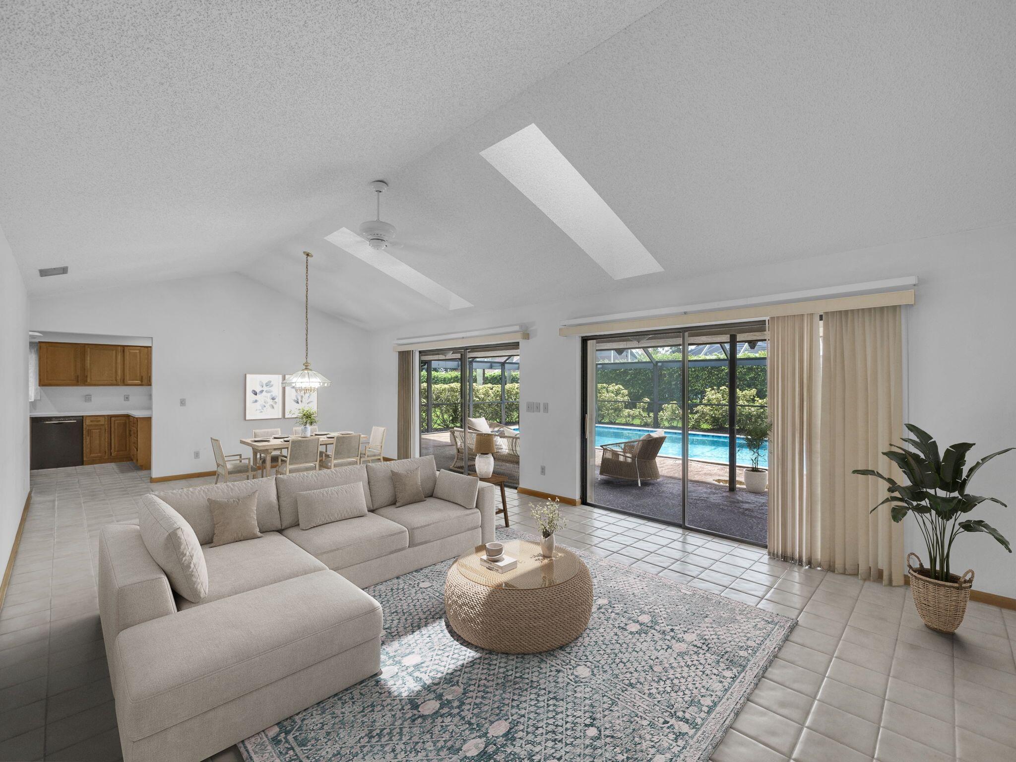 12 Kintyre Road Palm Beach Gardens, FL 33418 - Photo 5 of 22 Family Room staged