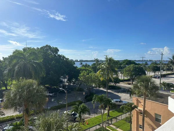 a view of outdoor space and city view