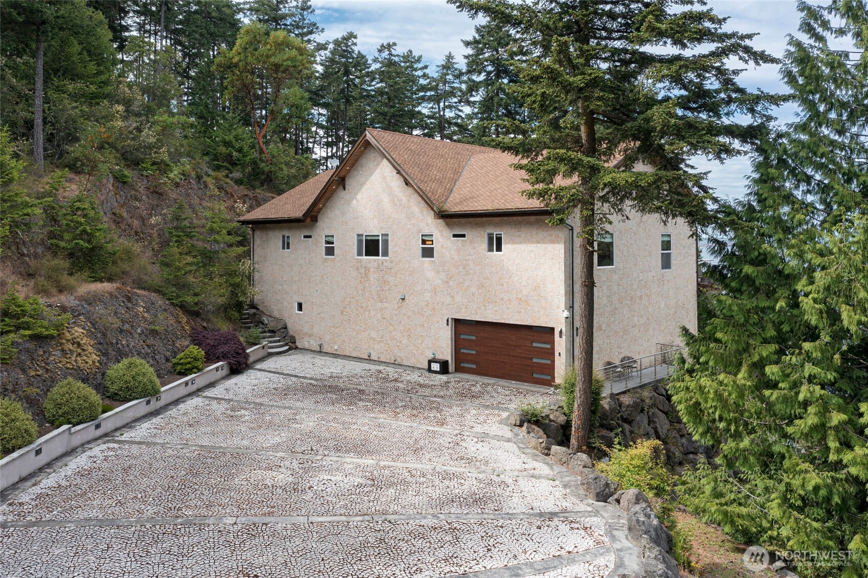 51 Willows Lane Friday Harbor, WA 98250 - Photo 35 of 40 a view of a house with a small yard and large tree