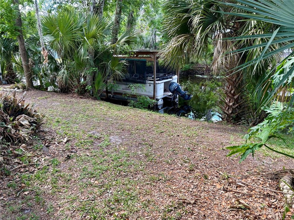 25646 Bass Road Astor, FL 32102 - Photo 9 of 48 a backyard of a house with lots of green space