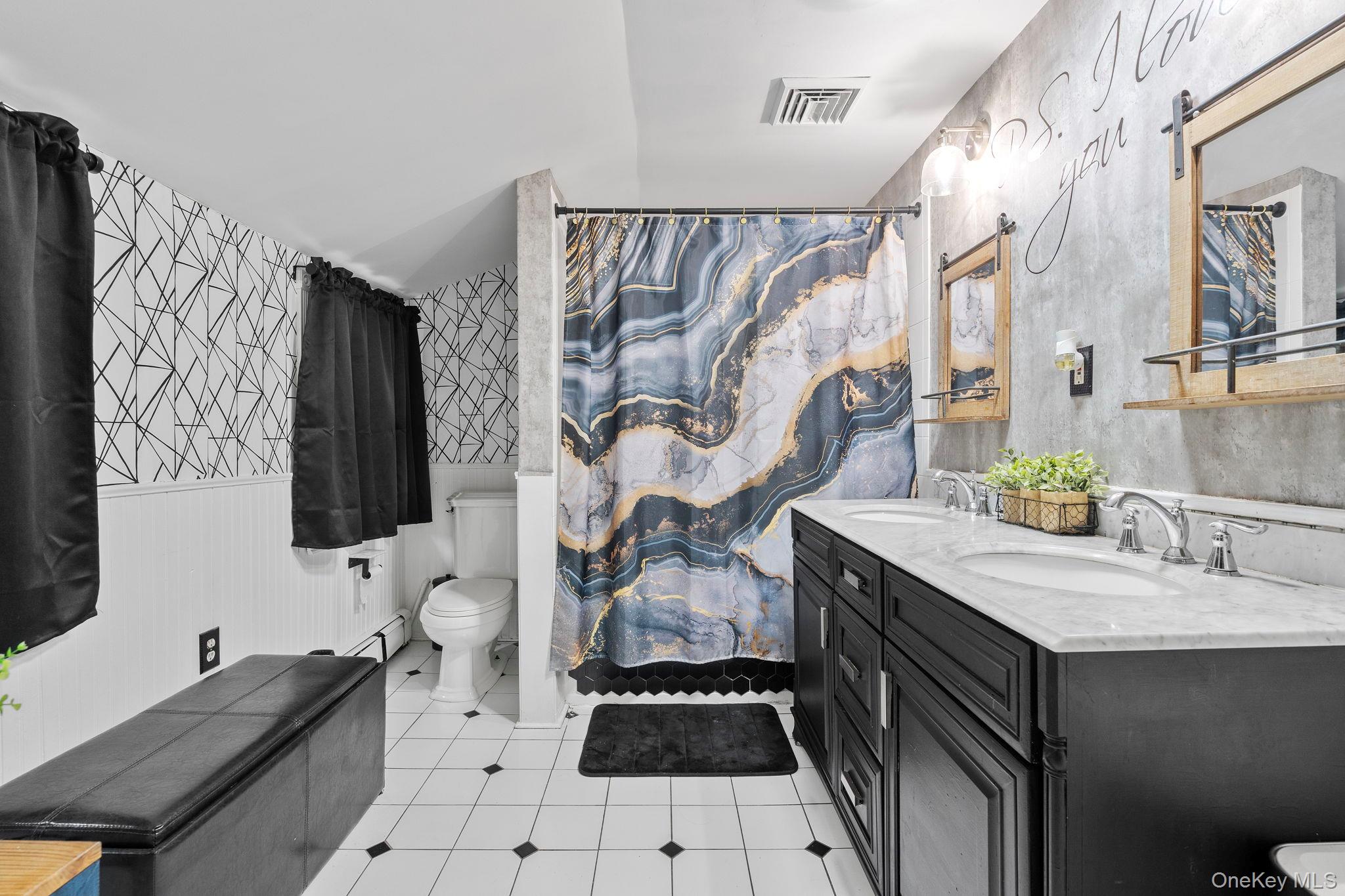 168 Fostertown Road Newburgh, NY 12550 - Photo 29 of 37 a bathroom with a sink and a mirror
