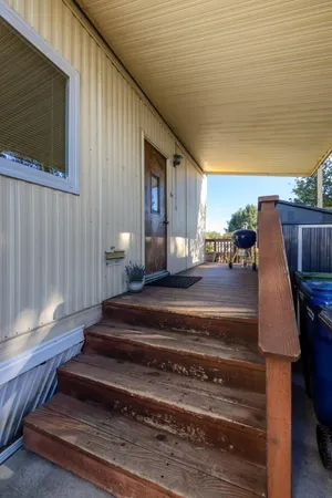 a view of a city from a balcony