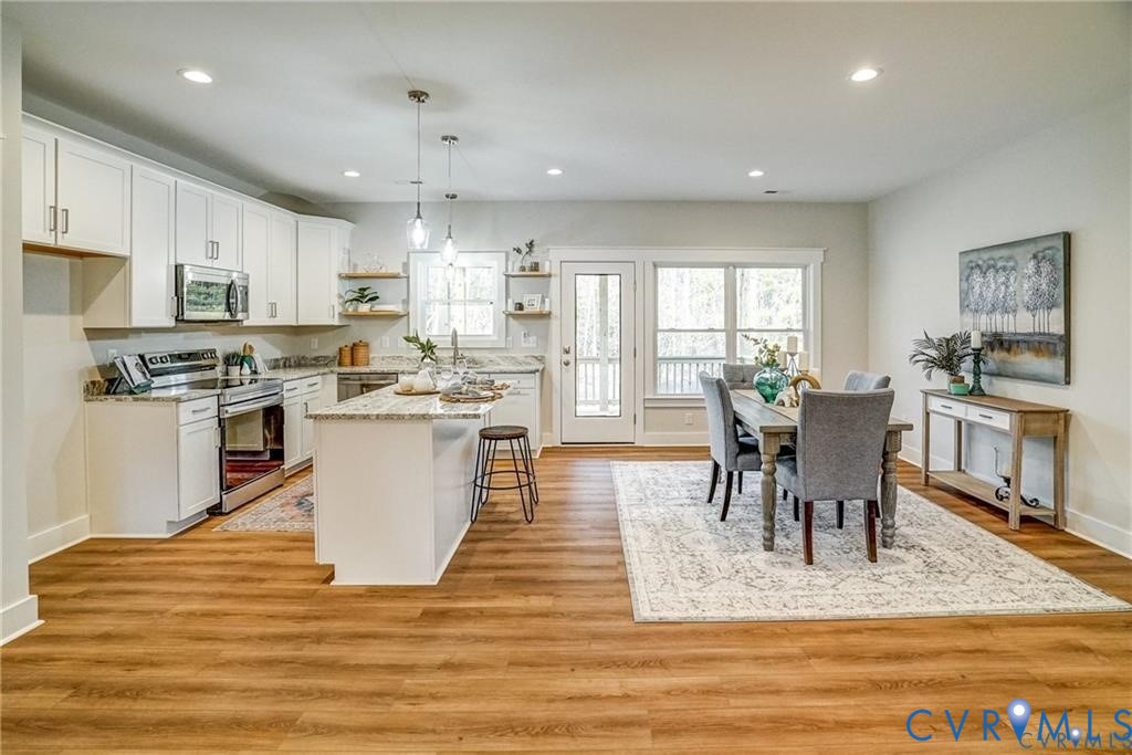 Lot 1 Three Chopt Road Louisa, VA 23093 - Photo 12 of 37 Open-concept living space featuring wood-finish fl