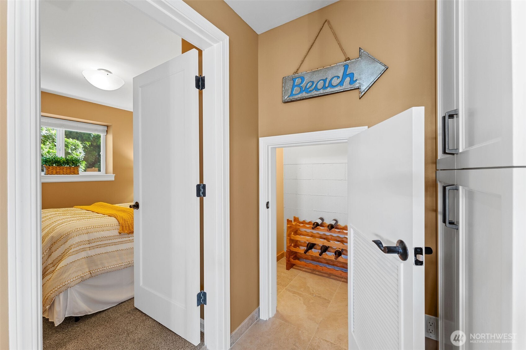 781 Maple Grove Road Camano Island, WA 98282 - Photo 23 of 39 a view of a bedroom with a bed and a closet