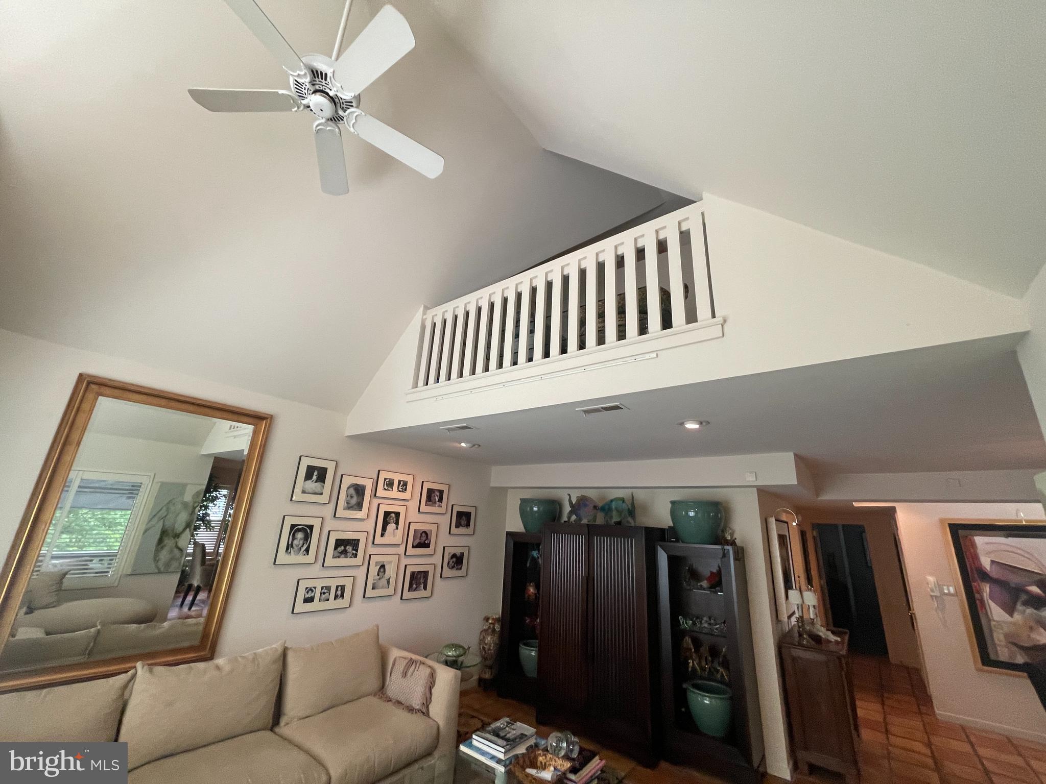232 Church Road, Unit 1C Ardmore, PA 19003 - Photo 7 of 42 Soaring Ceiling in Great Room with Den Above
