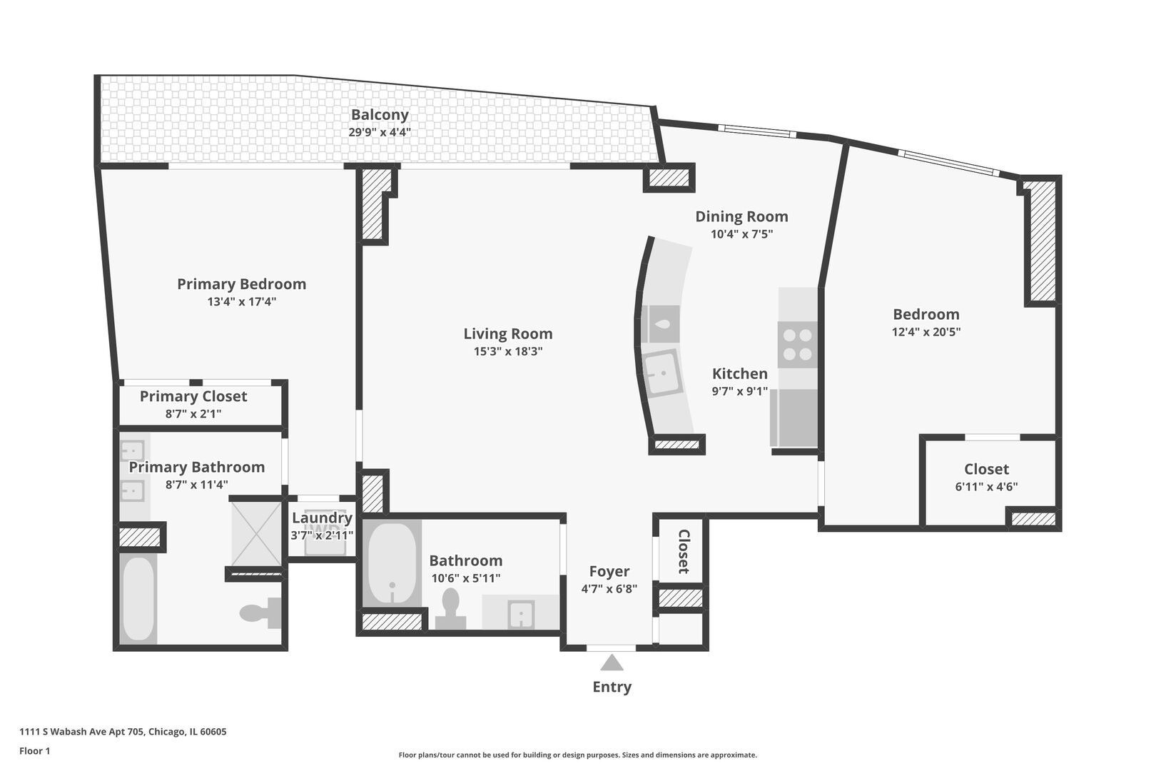 1111 South Wabash Avenue, Unit 2601 Chicago, IL 60605 - Photo 25 of 25