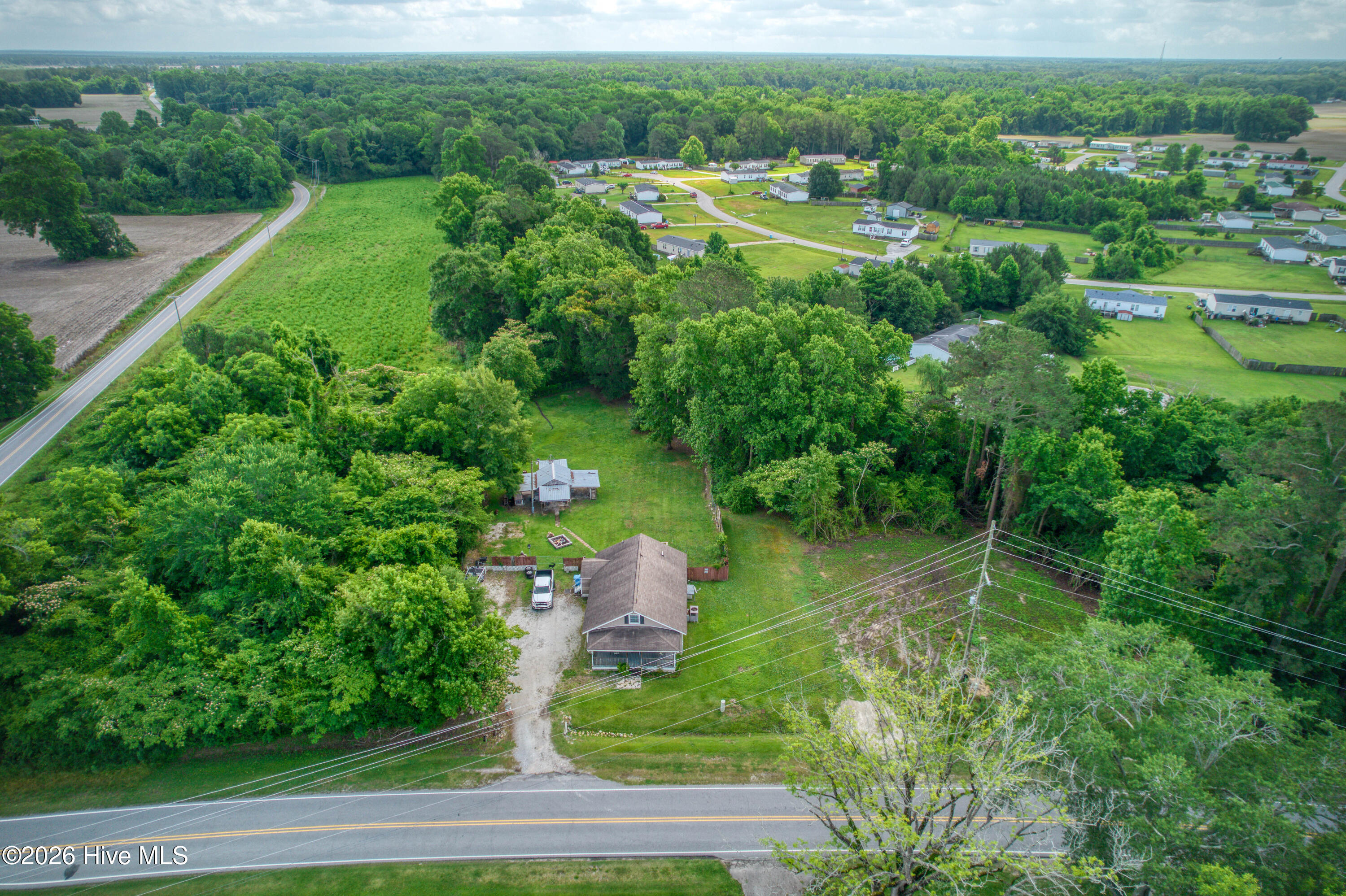 298 Comfort Road Richlands, NC 28574 - Photo 38 of 44 drone view 4