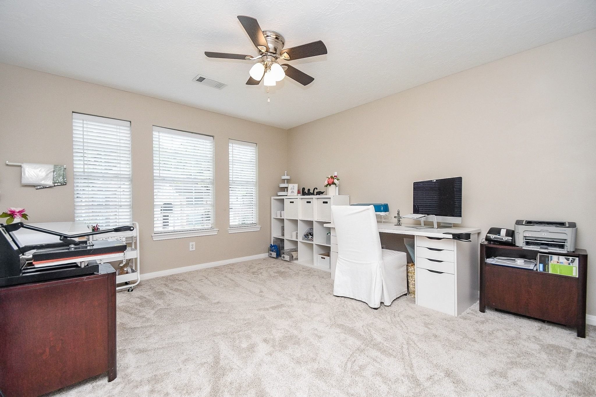 3106 Dulaney Road Houston, TX 77084 - Photo 23 of 33 Bedroom number 4 is currently being used as a craft room.