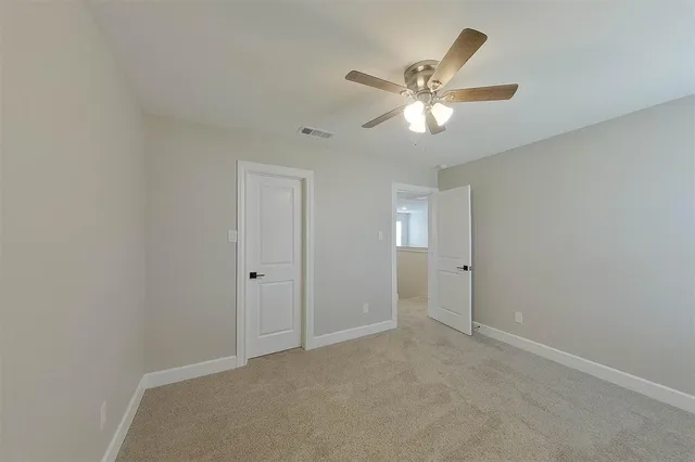 a view of an empty room