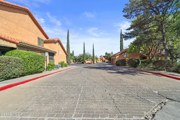 a view of a street with a street view