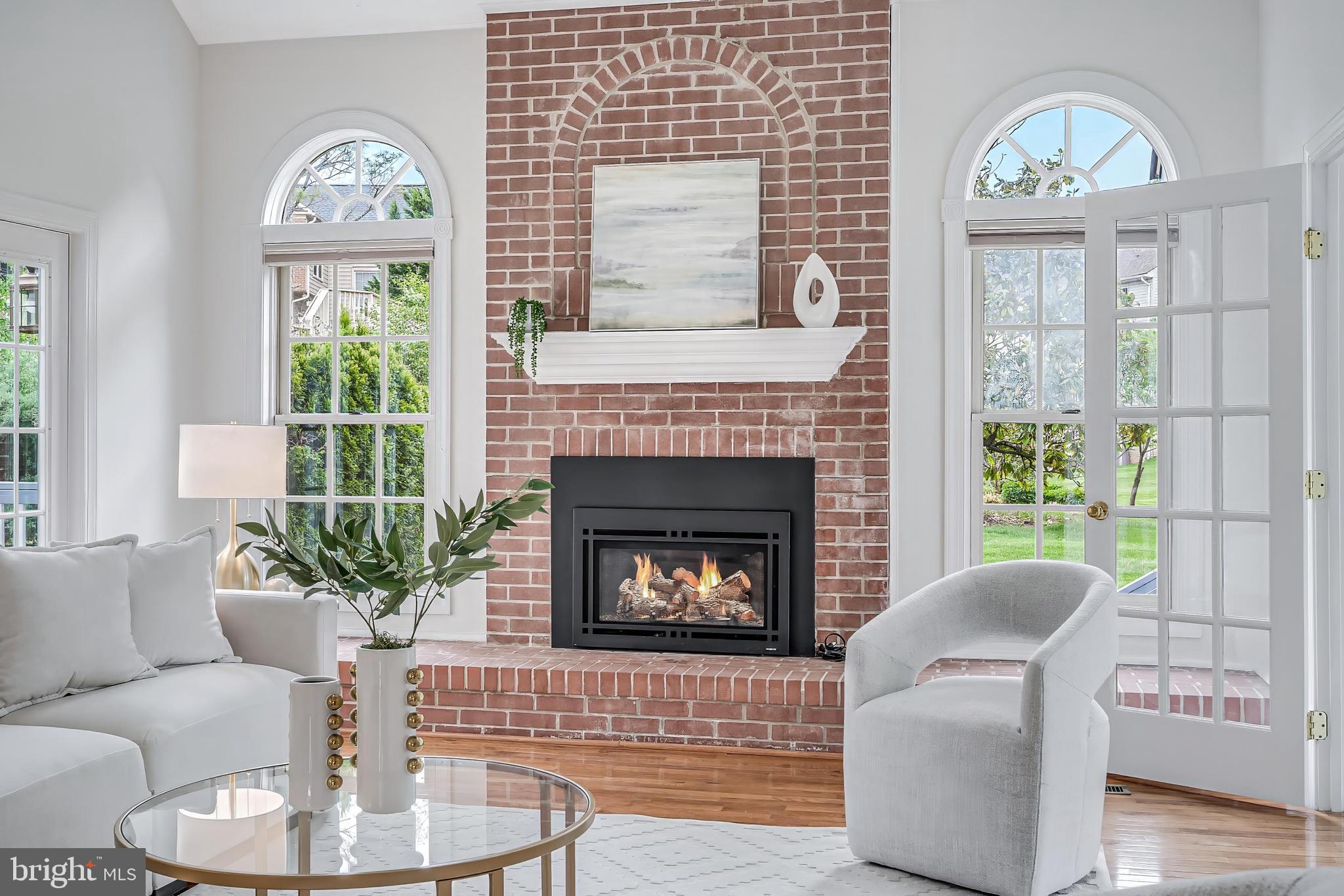 5501 Ashleigh Road Fairfax, VA 22030 - Photo 20 of 77 Charming gas fireplace