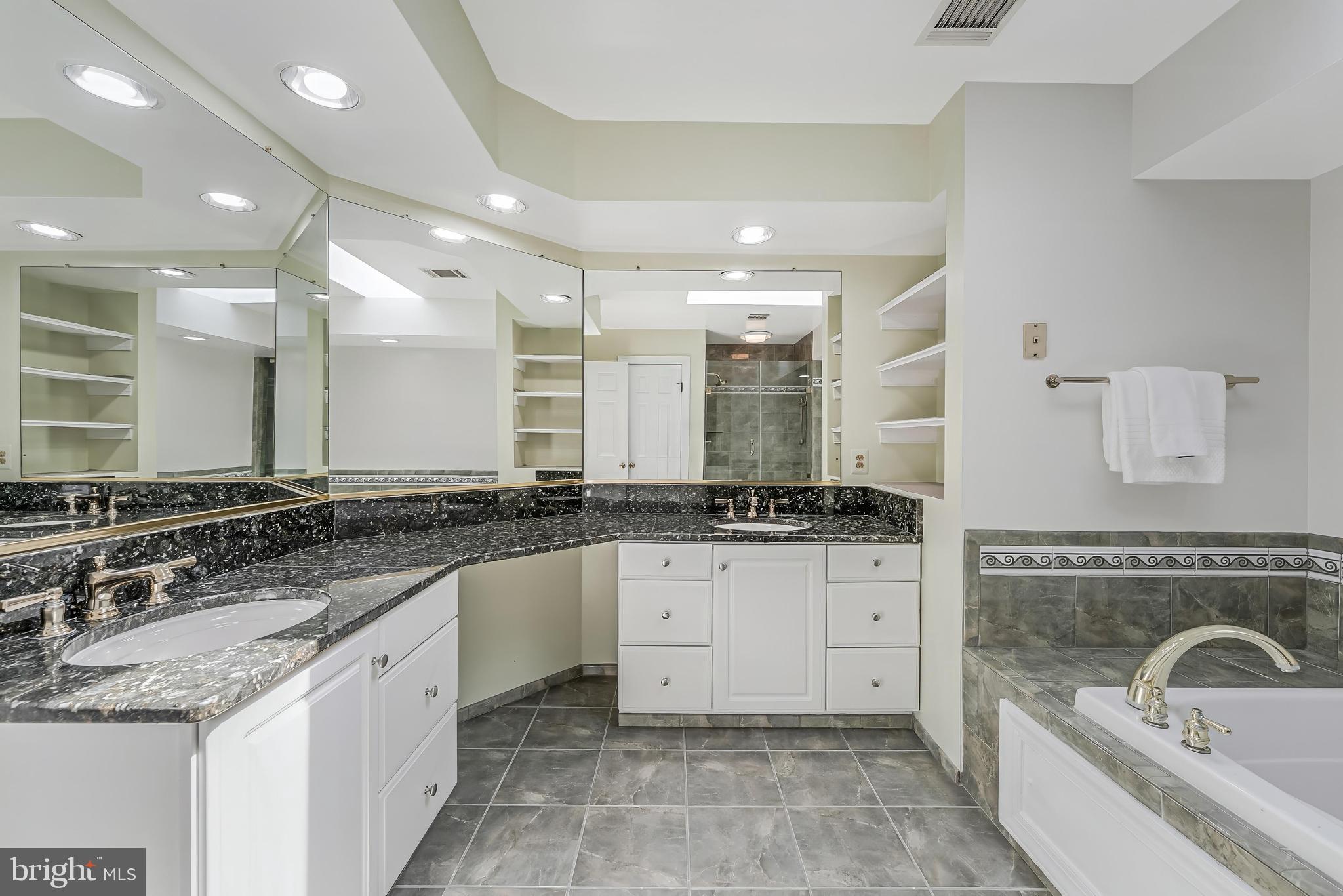 5501 Ashleigh Road Fairfax, VA 22030 - Photo 47 of 77 Dual vanities with granite counter tops