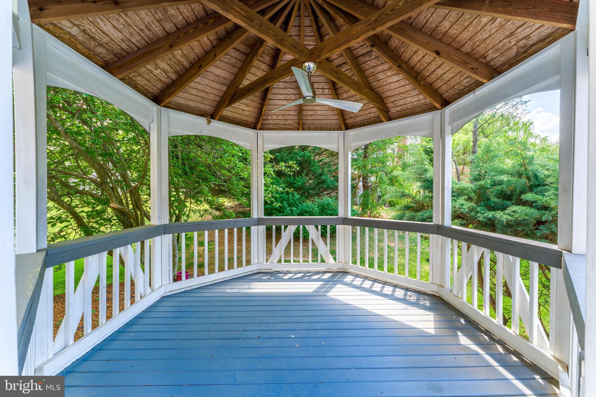 5501 Ashleigh Road Fairfax, VA 22030 - Photo 68 of 77 Gazebo with fan!!
