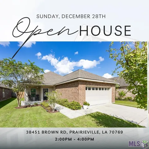 $284,900 | 38451 Brown Road, Prairieville, LA 70769
