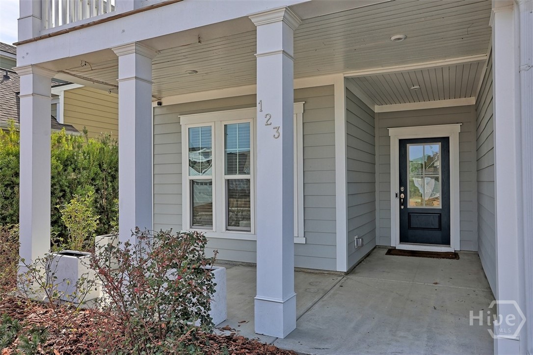 123 Harvest Hill Pooler, GA 31322 - Photo 3 of 75 BEAUTIFUL COVERED PORCH ENTRANCE
