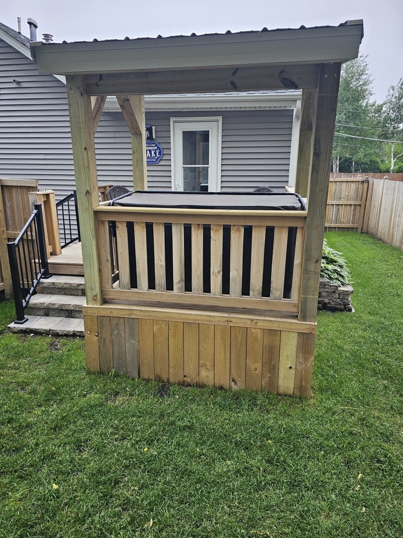 3 North Maple Avenue Fox Lake, IL 60020 - Photo 19 of 24 a view of a house with a yard