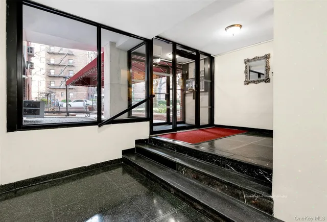 a room with furniture