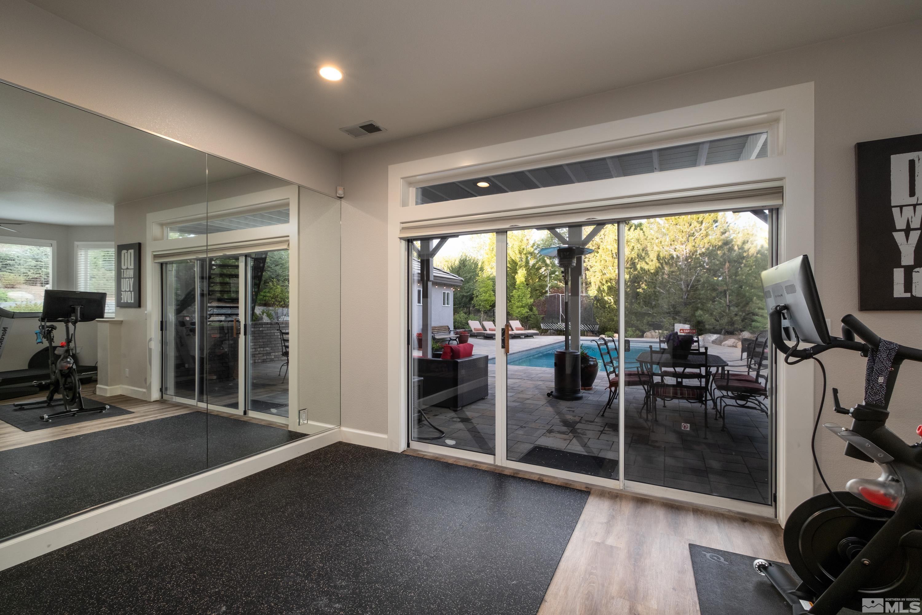 4300 Juniper Trail Reno, NV 89519 - Photo 34 of 39 a view of a room with gym equipment