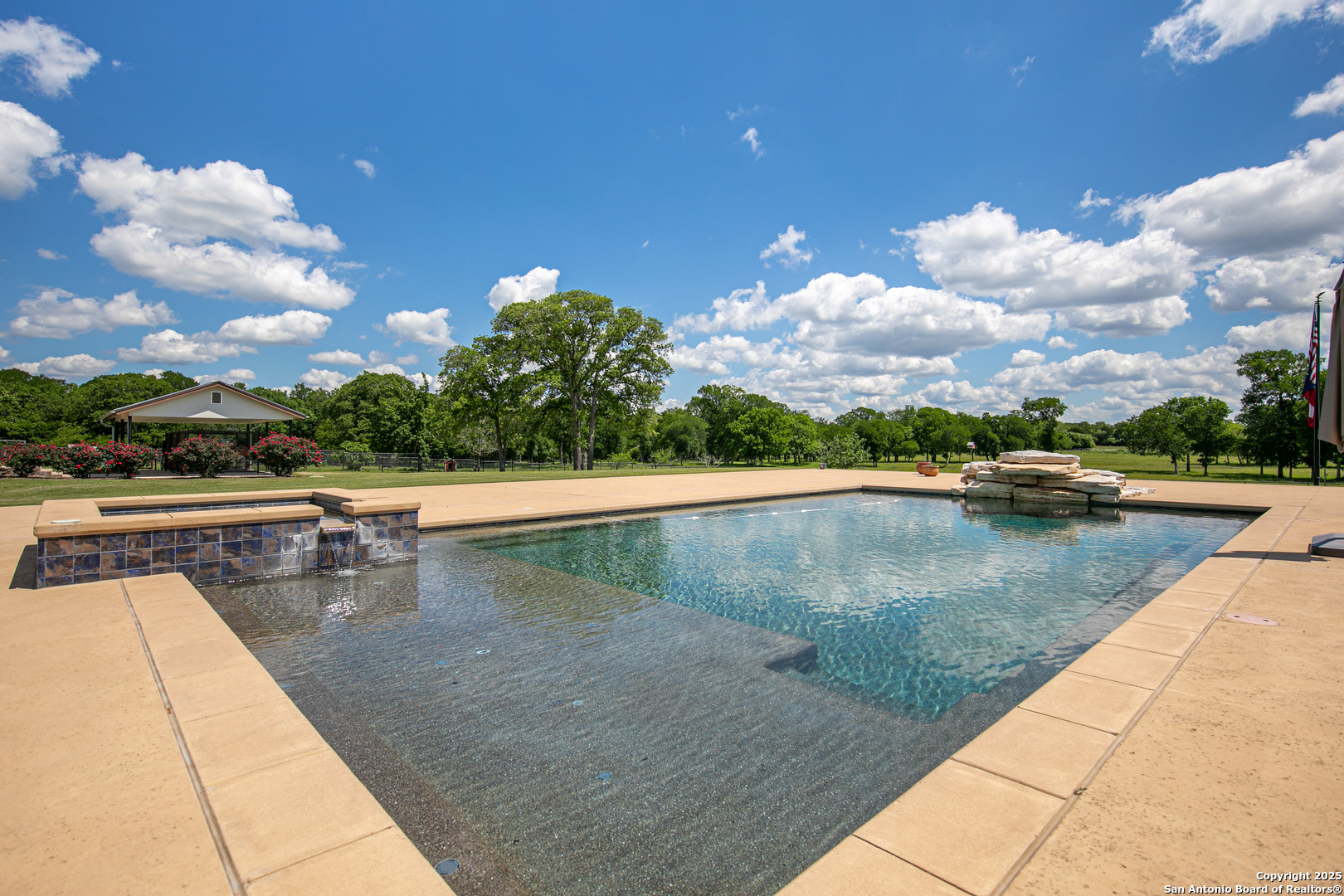9560 Old Colony Line Road Dale, TX 78616 - Photo 7 of 41 a view of swimming pool with outdoor seating and lake view