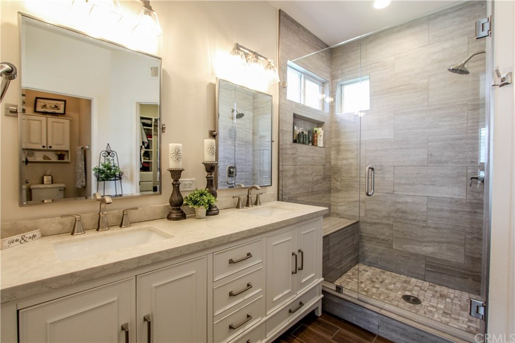 7 Earlywood Ladera Ranch, CA 92694 - Photo 12 of 33 Quartz Countertops, double Sinks, magnificent Tiled Walk-in Shower