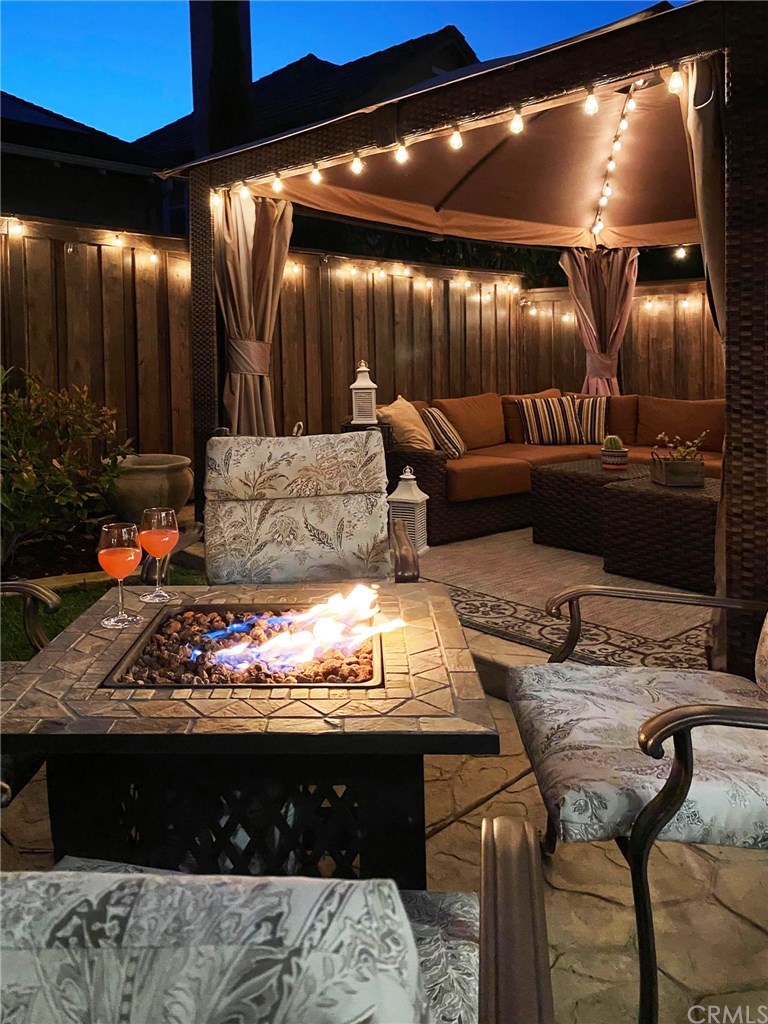 7 Earlywood Ladera Ranch, CA 92694 - Photo 24 of 33 Hanging Lights & Fire Pit !!