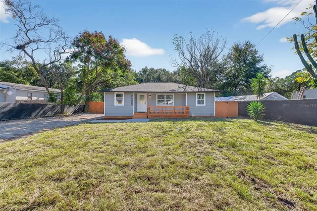 a view of deck with wooden floor and seating space