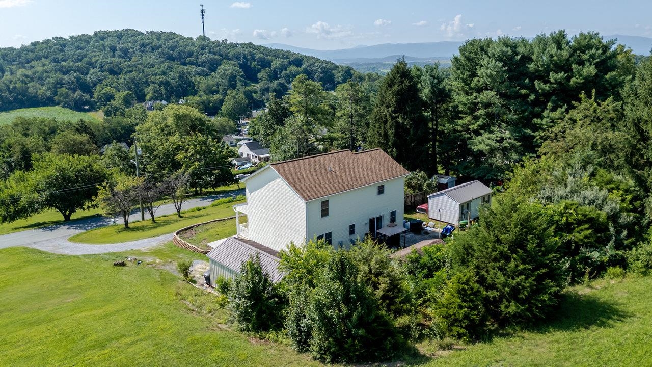 107 Orchard Road Staunton, VA 24401 - Photo 35 of 44 an aerial view of a house with garden space and street view