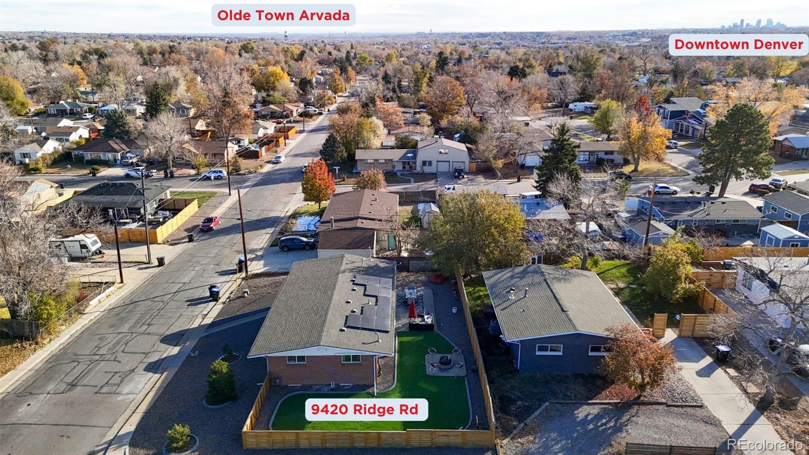 9420 Ridge Road Arvada, CO 80002 - Photo 8 of 31 an aerial view of a city