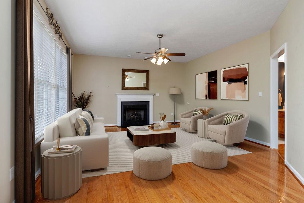 30 Sir Robin Road Waynesboro, VA 22980 - Photo 14 of 62 a living room with furniture and a fireplace