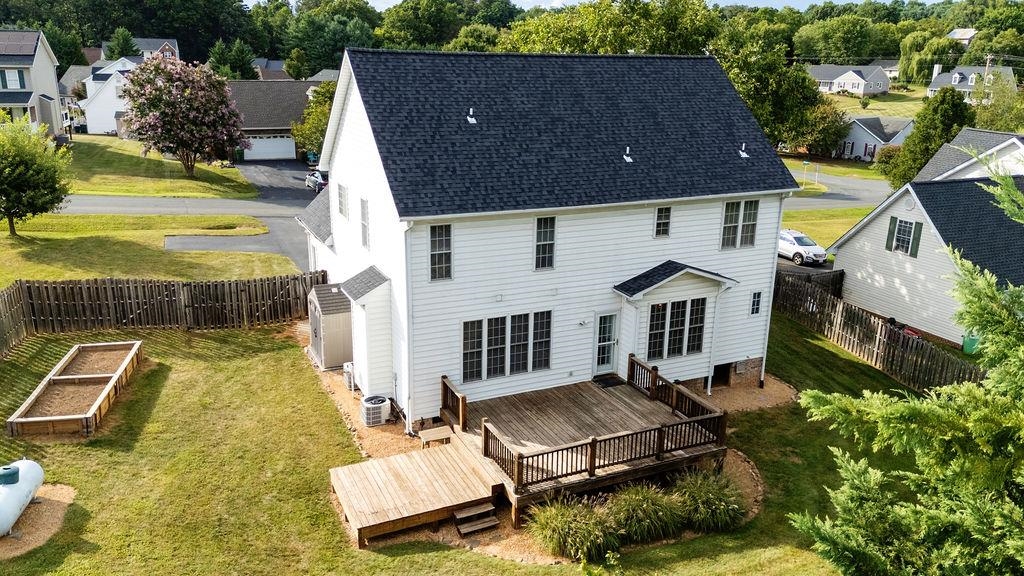 30 Sir Robin Road Waynesboro, VA 22980 - Photo 51 of 62 an aerial view of a house with swimming pool and large trees