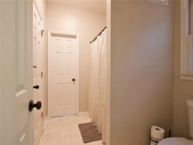 a view of kitchen with wooden floor