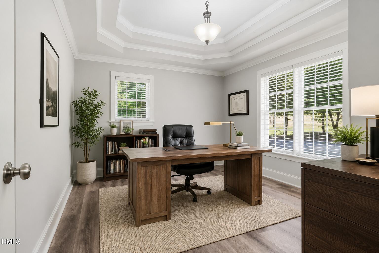 726 Thomas Road Rocky Mount, NC 27801 - Photo 22 of 55 a view of a workspace with furniture and a window