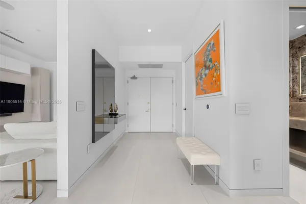 a view of painting on the wall