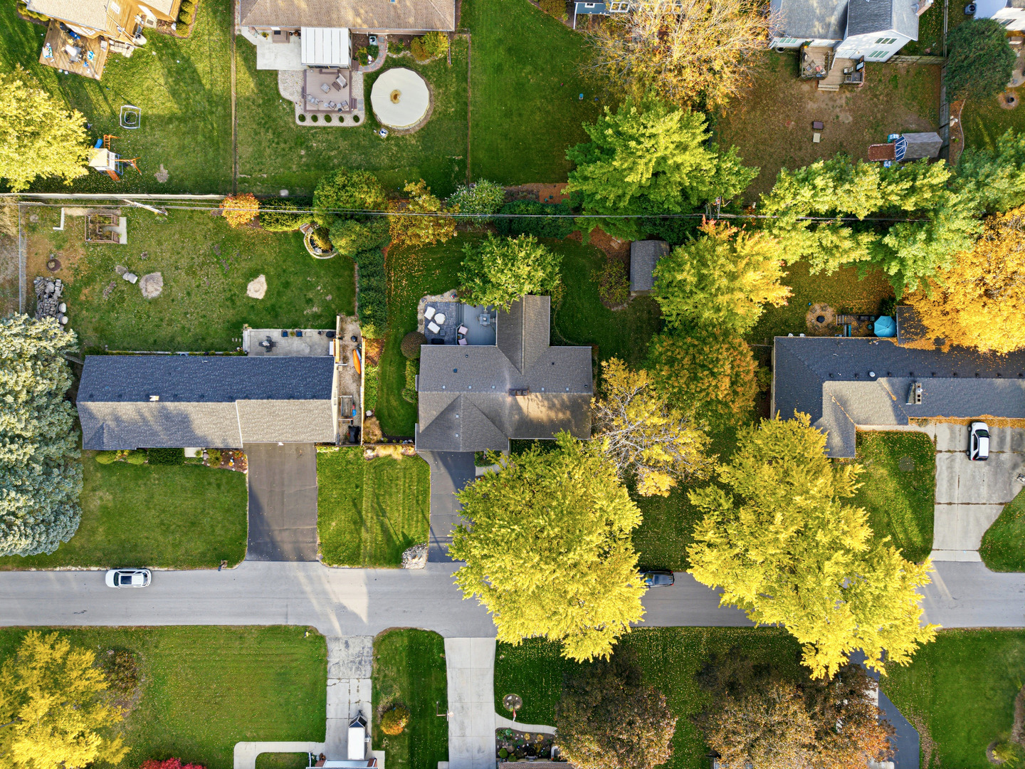 1360 Florence Drive Sycamore, IL 60178 - Photo 11 of 48 an aerial view of a house with a yard swimming pool outdoor seating and yard