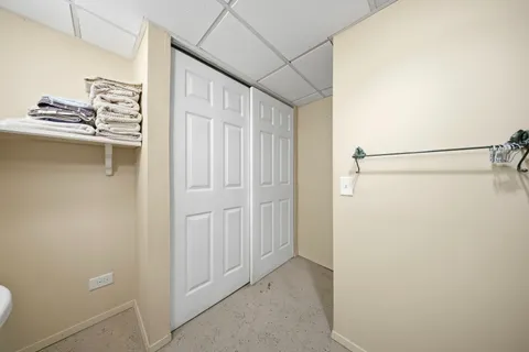 a view of a walk in closet