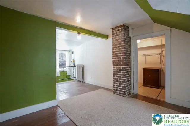 a view of storage and utility room