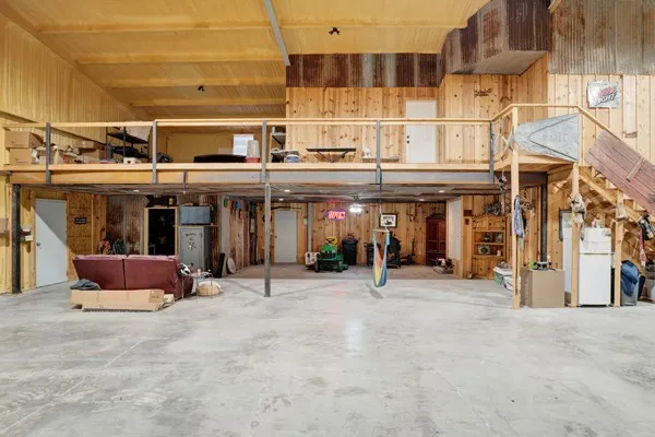 a view of a livingroom with a window